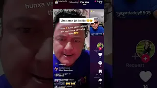 TikTok live video Jaya kishan Basnet vs sugar daddy tiktok kanda haha 🤣 🤣