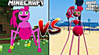 MINECRAFT MOMMY LONG LEGS VS GTA V MOMMY LONG LEGS - WHO IS BETTER?