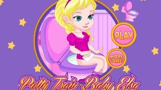 Disney Frozen - Potty Train Baby Elsa - Potty Training Games For Kids