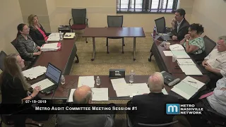 07/19/19 Metropolitan Nashville Audit Committee Meeting