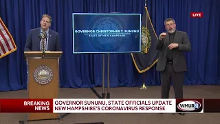 Full video: Governor holds latest COVID-19 briefing for New Hampshire (August 11, 2020)