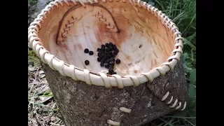Making a Spruce Bark Basket