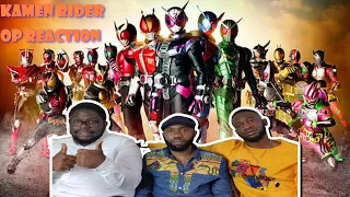 Friends Watch Heisei + REIWA Kamen Rider OPENINGS Blind [Reaction]