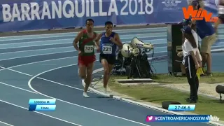 Oro para mexico en atletismo 10 mil metros Juan Luis Barrios Barranquilla Juegos Del caribe 2018