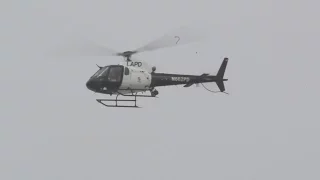 COP/POLICE video: LAPD helicopter over Venice Beach (PART 1)