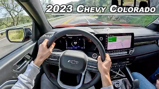 2023 Chevrolet Colorado Z71 vs Trail Boss - On Road/Off Road Pickup Test Drive (POV Binaural Audio)