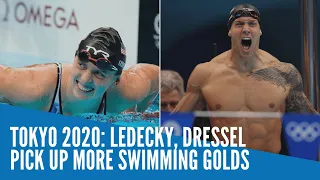 Tokyo 2020: Ledecky, Dressel pick up more swimming golds