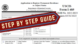 Fill Out USCIS Form I-485: Adjustment of Status to Permanent Resident | Green Card Application