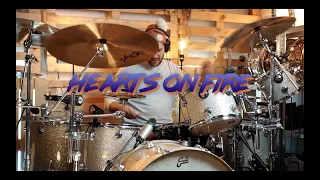 Hearts on Fire - Jdp drum cover - Rocky IV