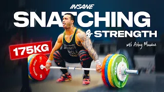 175kg Snatch & 125kg Muscle Snatch By Arley Mendez