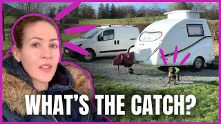 VLOG 6: Is this campsite TOO CHEAP? 💰 | PART 1 Fforest Fields Campsite Mid Wales | Roseanna Sunley