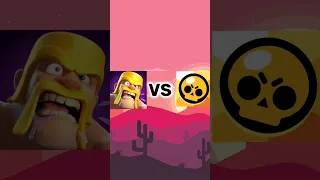 Clash of clan vs Brawl Stars see which one is more popular #shorts