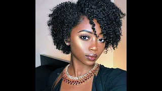 Lovowigs Super Fluffy Afro Kinky Curly Wigs Black Explosive Hair