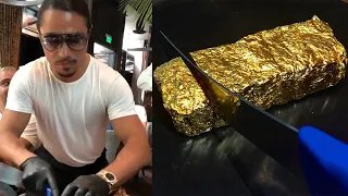 Salt Bae Cutting The Best Meat in Nusret Dubai! #4