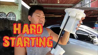 hard starting no more | paano ayusin ang hard starting sa toyota vios matapos magpalit ng filter