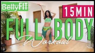 15 MIN | Full Body | 🔥Belly Dance Blast Workout! 🔥 | With Leilah Isaac