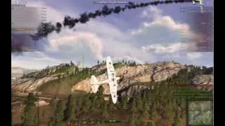 World of warplanes (мир самолетов) бой на штурмовике ИЛ-2 (мод)