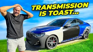 I BLEW MY TRANSMISSION REBUILDING MY WRECKED 2023 BMW M240I | PART 7