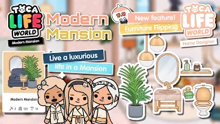 MODERN MANSION FULL MAKEOVER TOCA LIFE WORLD | TOCA BOCA