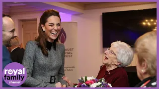 Duke and Duchess of Cambridge meet Holocaust survivors in London