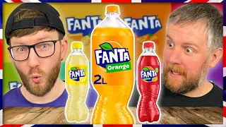 Americans Try BRITISH Fanta For The First Time!