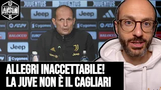 La frase di Allegri più irrispettosa verso la Juventus, in conferenza pre Cagliari ||| Avsim