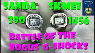 Sanda 390 versus Skemei 1456: Battle of the G-Shock Full Metal Knock-offs