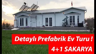 Detaylı Prefabrik Ev Turu - Sakarya