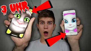 (GEHT SCHIEF) TALKING TOM und TALKING ANGELA ANRUFEN um 3 UHR NACHTS!! *SIE KOMMEN ZU MIR*