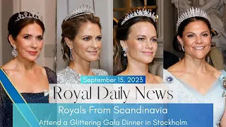 The Royals Attend A Lavish Gala To Celebrate The King Of Sweden's Golden Jubilee & More #Royal News!