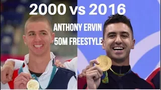 Anthony Ervin 50m Freestyle: Sydney 2000 vs Rio 2016