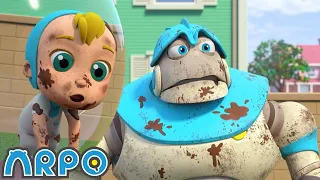 Must Keep the Baby CLEAN!!! | ARPO | Kids TV Shows | Cartoons For Kids | Fun Anime | Popular video