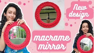 Macrame Mirror| Wall Hanging| Mirror wall hanging #macramemirror #macrame #macramè