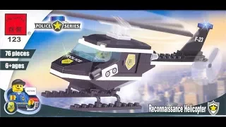 Обзор Enlighten Brick Police Series - 123 Вертолет+Новости!!!