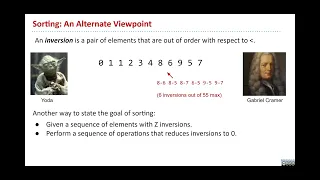 61B Fall 2022, Lecture 29 - Basic Sorts