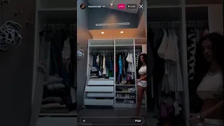 Malu Trevejo Instagram live (10.25.23)