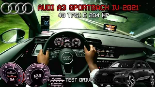 Audi A3 40 TFSI e Acceleration Test Drive POV