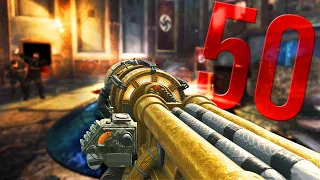 "KINO DER TOTEN" ROUND 50 CHALLENGE! (Call of Duty: Black Ops 1 Zombies)