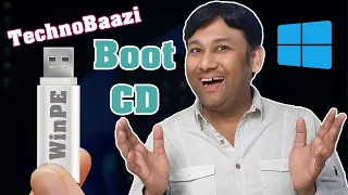 I made my Own Windows PE Rescue Disk 🔥 Custom WinPE Boot CD |TechnoBaazi| |Hindi|