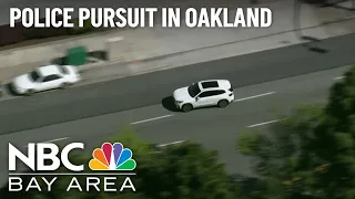 Car Burglary Suspect Arrested Following High-Speed Police Pursuit in Oakland