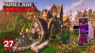 Landscaping the Cathedral Grounds: Survival Minecraft Hardcore Ep 27