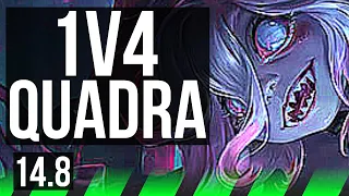 BRIAR vs XIN ZHAO (JGL) | 1v4 Quadra, 8 solo kills, Godlike | EUW Master | 14.8