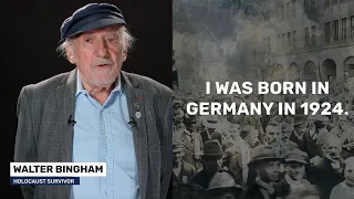 Holocaust Survivor Walter Bingham Shares Firsthand Experience of Kristallnacht