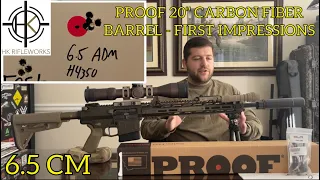 Proof Research 20” 6.5 Creedmoor Carbon Fiber Barrel - First Thoughts and Install