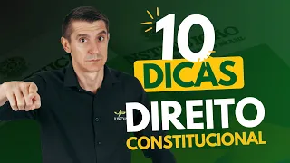 10 DICAS IMPERDÍVEIS de DIREITO CONSTITUCIONAL para CONCURSOS - Professor Franco