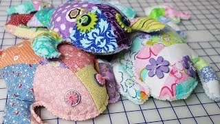 How to Make a Stuffed Frog Toy by Me & My Sister Designs - Frog Patch Pattern - Fat Quarter Shop