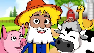 Old MacDonald Had A Farm | Nursery Rhymes & Kids Songs | Dolly Molly Cartoons