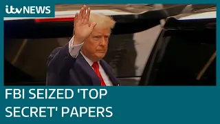 Donald Trump investigated under Espionage Act as FBI seize ‘top secret’ papers from home | ITV News