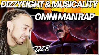 LET'S GO!!!  OMNI MAN RAP SONG - DizzyEight x Musicality- Conqueror [FIRST TIME UK REACTION]