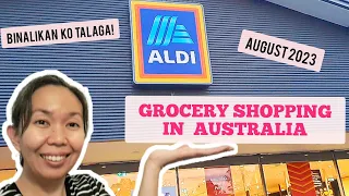 GROCERY SHOPPING AT ALDI IN AUSTRALIA 2023 | Cost of Living | Tagalog Vlog | Pinoy Living Abroad